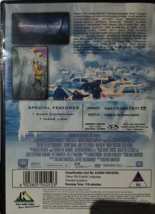 The Day After Tomorrow (DVD) [New]