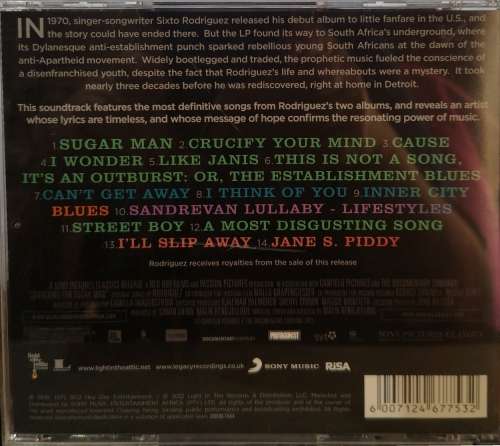 Rodriguez - Searching For Sugar Man - Original Motion Picture Soundtrack (CD)
