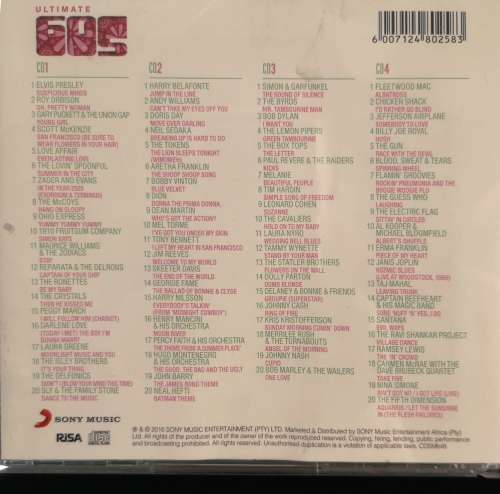 Ultimate 60's - Various (4-CD)