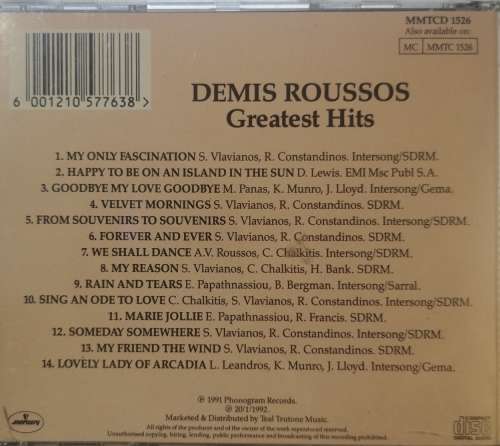 Demis Roussos - Greatest Hits (CD)