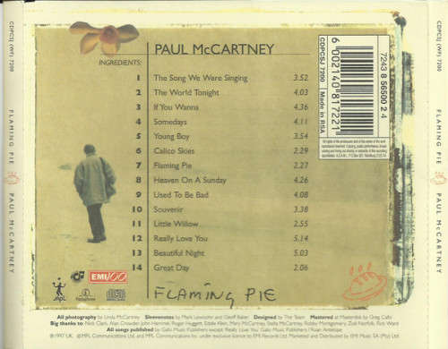 Paul McCartney - Flaming Pie (CD)