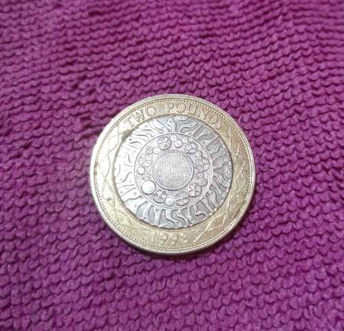 Queen Elizabeth II - DEI-GRA-REG-FID-DEF 1998 £2 Coin
