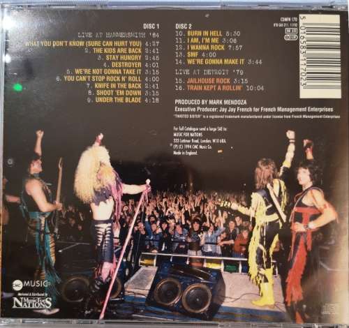 Twisted Sister - Live at Hammersmith (2-CD)