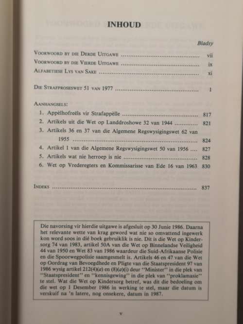 Suid-Afrikaanse Strafproses - Vierde Uitgawe - Hiemstra (Book)