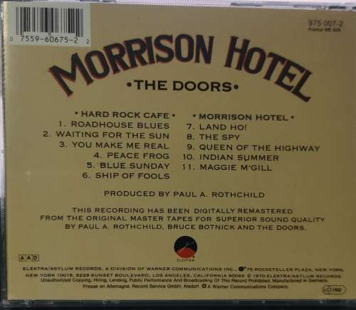 The Doors - Morrison Hotel (975007-2) (CD)