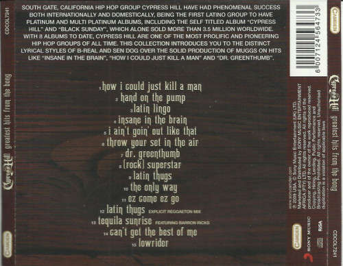 Cypress Hill - Greatest Hits From The Bong (CD)
