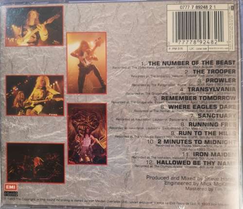 Iron Maiden - A Real Dead One (CD) [New]