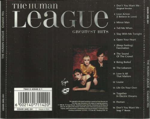 The Human League - Greatest Hits (CD) [New]