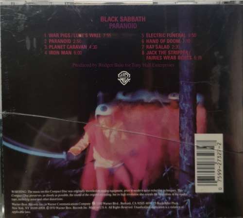 Black Sabbath - Paranoid (CD) (3104-2)