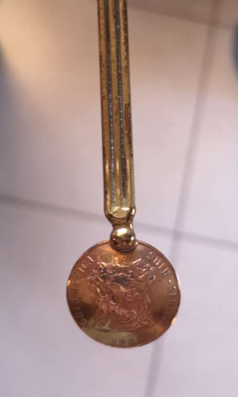 South African 2c coin spoon