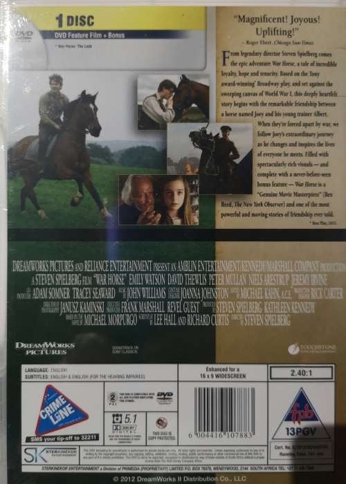 War Horse (Emily Watson/Jeremy Irvine) (DVD) [New]