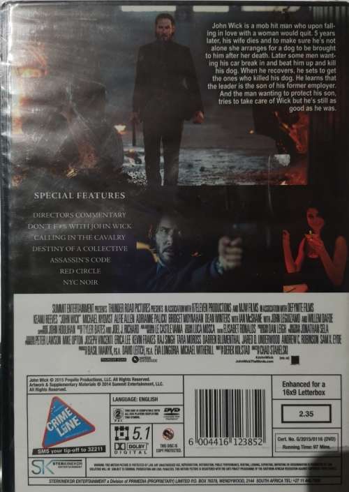 John Wick (DVD) [New!]