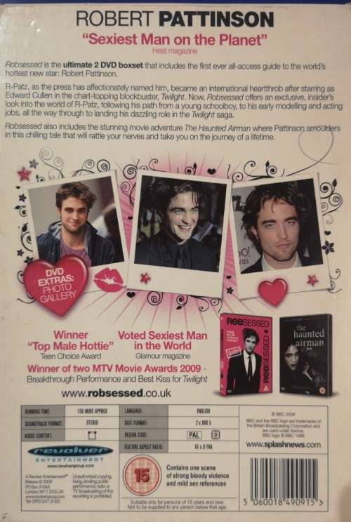 Robsessed & The Haunted Airman (Robert Pattinson) (2-DVD Box set)