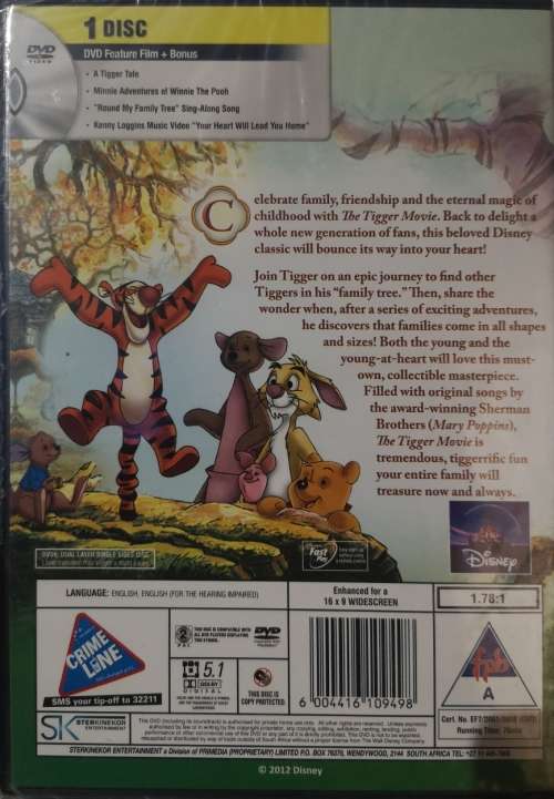 The Tigger Movie (DVD) [New]