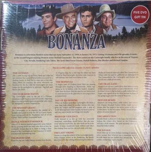 Bonanza Film Reel Collection (5-Disc DVD Tin Box Set) [New]