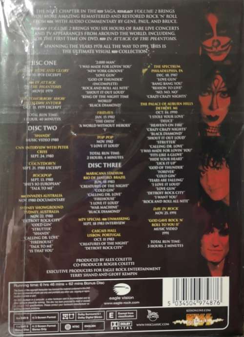 Kiss - Kissology - The Ultimate Kiss Collection Vol. 2 (1978-1991) (4-DVD)