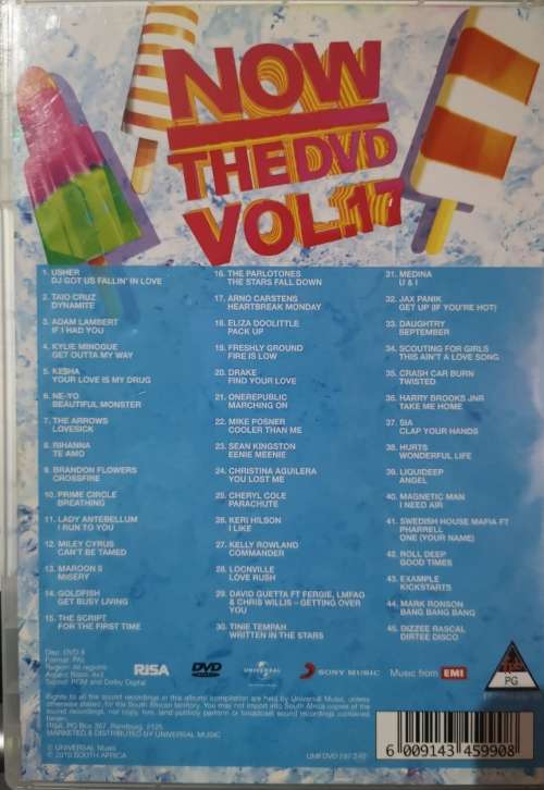 NOW That`s What I Call Music! The DVD Vol 17 (DVD)