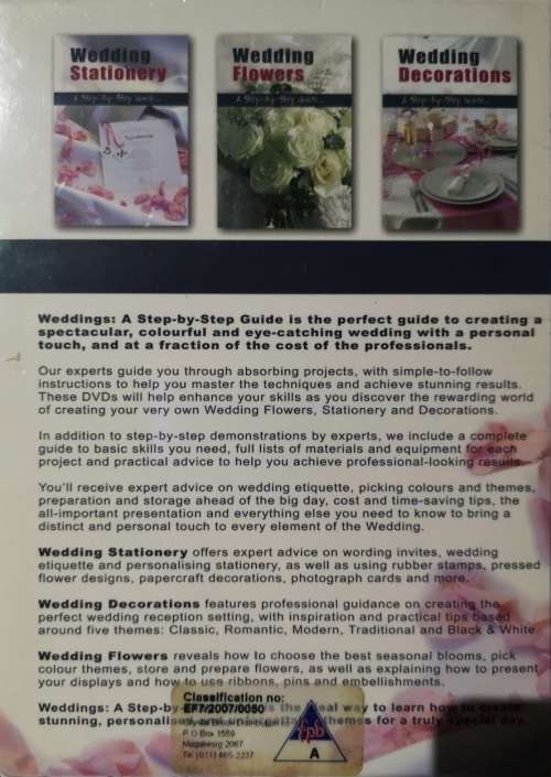 Your Wedding - Make it special/A step-by-step Guide (3-DVD Box Set) [New]