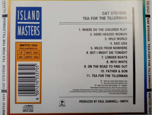 Cat Stevens - Tea For The Tillerman (CD)