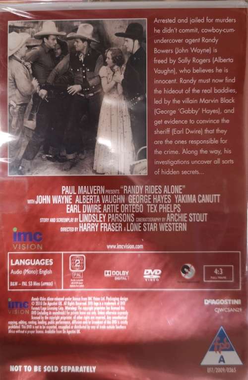 John Wayne Classic Collection - Randy Rides Alone (DVD) [New]