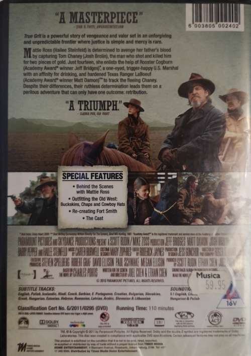 True Grit (DVD) [New]