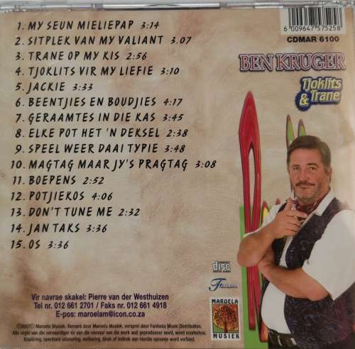 Ben Kruger - Tjoklits & Trane (CD)