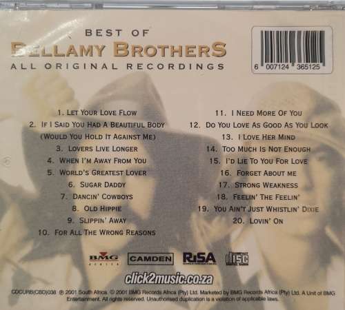 Bellamy Brothers - The Best of (CD)