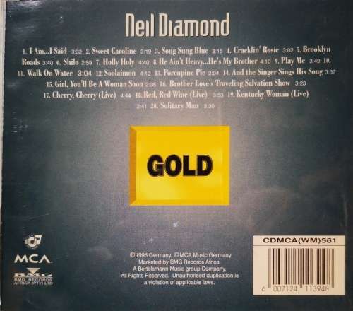 Neil Diamond - Gold (CD) 1