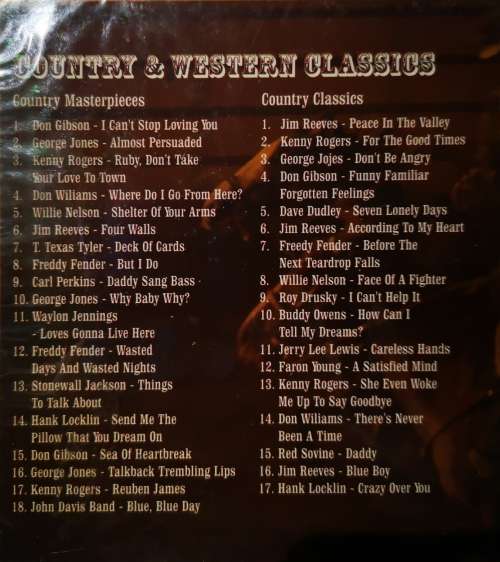 Country And Western Classics (4-CD Box Set) [New]