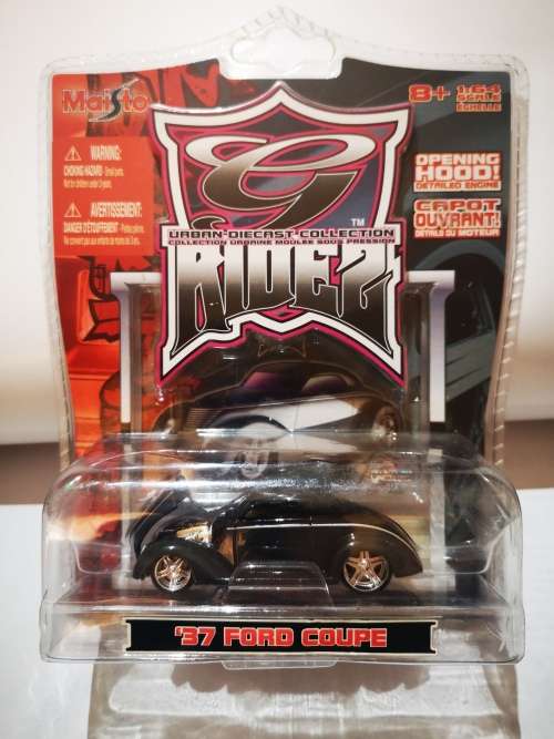 Maisto G-Ridez - `37 Ford Coupe - Black - Urban Diecast Collection!