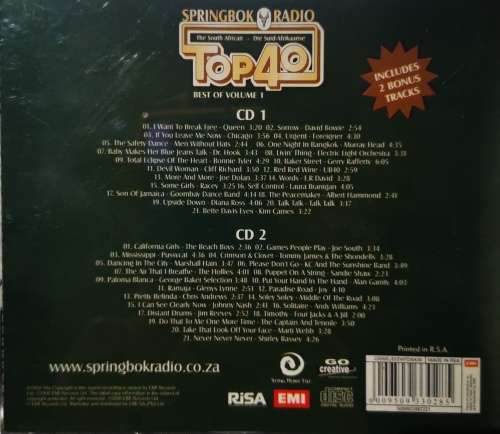 Springbok Radio Top 40 Best Of Volume 1 (2-CD)