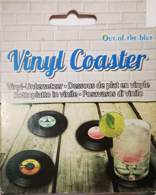 Vinyl Record Coasters Set of 4 (Set 1)