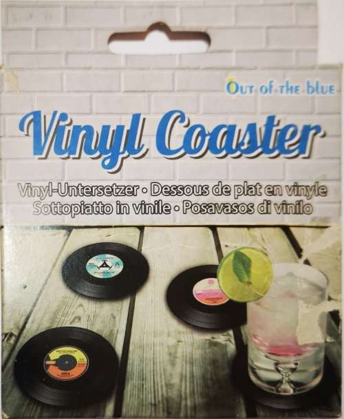 Vinyl Record Coasters Set of 4 (Set 2)