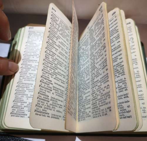 Collins Italian-English/English-Italian Dictionary - First Published 1954 Latest Reprint 1968