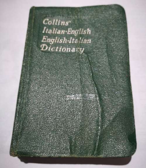 Collins Italian-English/English-Italian Dictionary - First Published 1954 Latest Reprint 1968