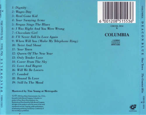 Deacon Blue - Our Town - The Greatest Hits (CD)