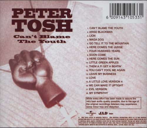 Peter Tosh - Can't blame the Youth (CD)