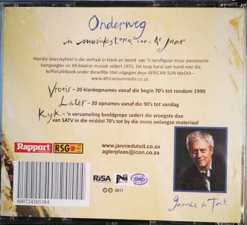 Jannie du Toit - Onderweg (`n Musiekstorie van 40 jaar) (3-CD)