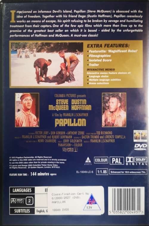Papillon (Steve McQueen) (DVD)