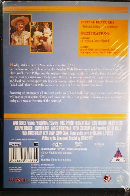 Pollyanna (DVD) [New]