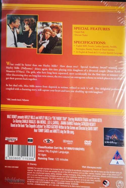 The Parent Trap (DVD) [New]