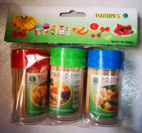 Toothpick Containers with Dispenser Lids - (300 Piece) 2