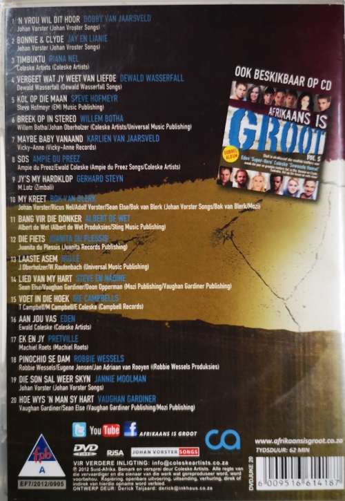Afrikaans Is Groot Vol 5 (DVD)