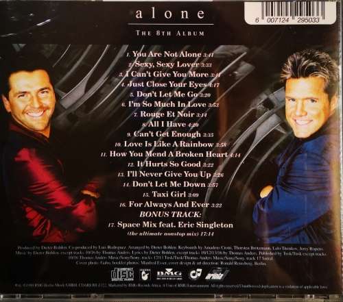Modern Talking - Alone - The 8th Album (CD)