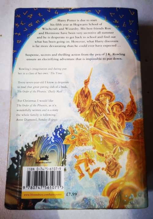 Harry Potter and the Order of the Phoenix 2004 (Soft Cover) (Book)