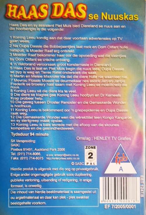 Haas Das se Nuuskas (DVD)