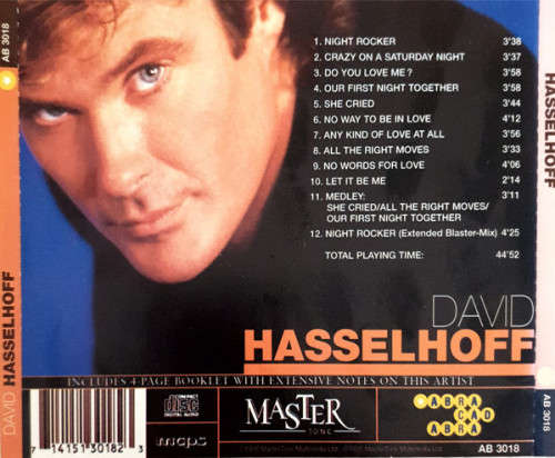 David Hasselhoff - David Hasselhoff (CD) [New]