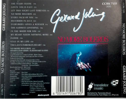 Gerard Joling - No More Boleros (CD)