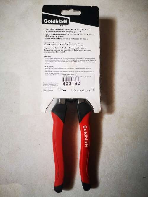 Glass Tile Nipper (Goldblatt) [New]