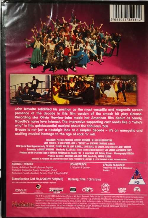 Grease (DVD) [New]
